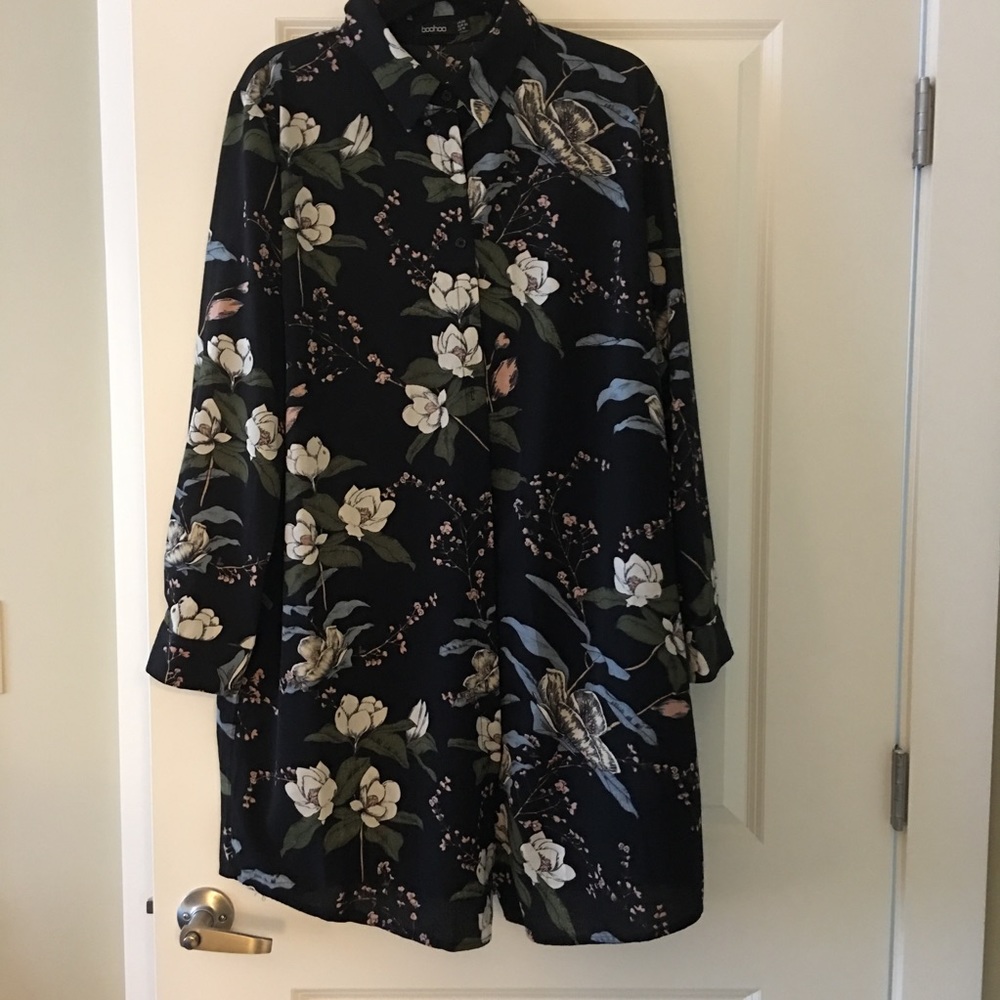 Boohoo Plus Shirt Dress